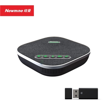 紐曼(Newmine)NM-M03W 全向麥克風 5.8G無線連接/免驅USB連接 適合20㎡會議室