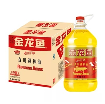 金龍魚 食用油 黃金比例食用調和油 5L*4桶 整箱 金龍魚 調和油