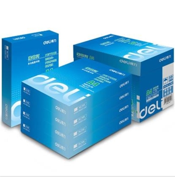 得力（deli）萊茵河5包裝70gA4復印紙 500張/包 整箱2500張